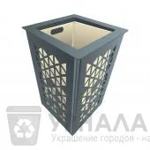 Урна уличная Треугольники